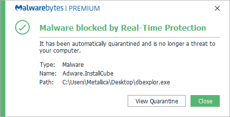 block Adware.InstallCube