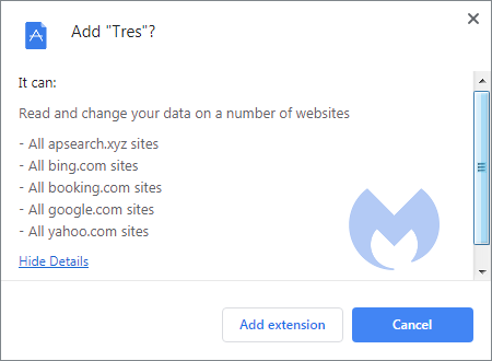 hijacked search engines