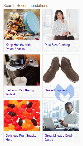 search results
