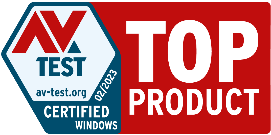 AV Test Certified Advanced für Windows