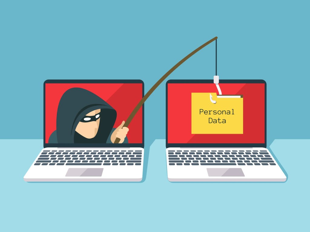 ilustração de phishing