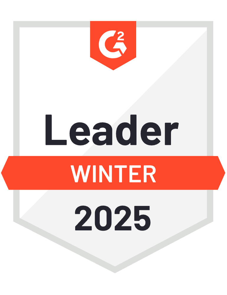 G2-Plakette mit einer Leader-Bewertung für den Winter 2025